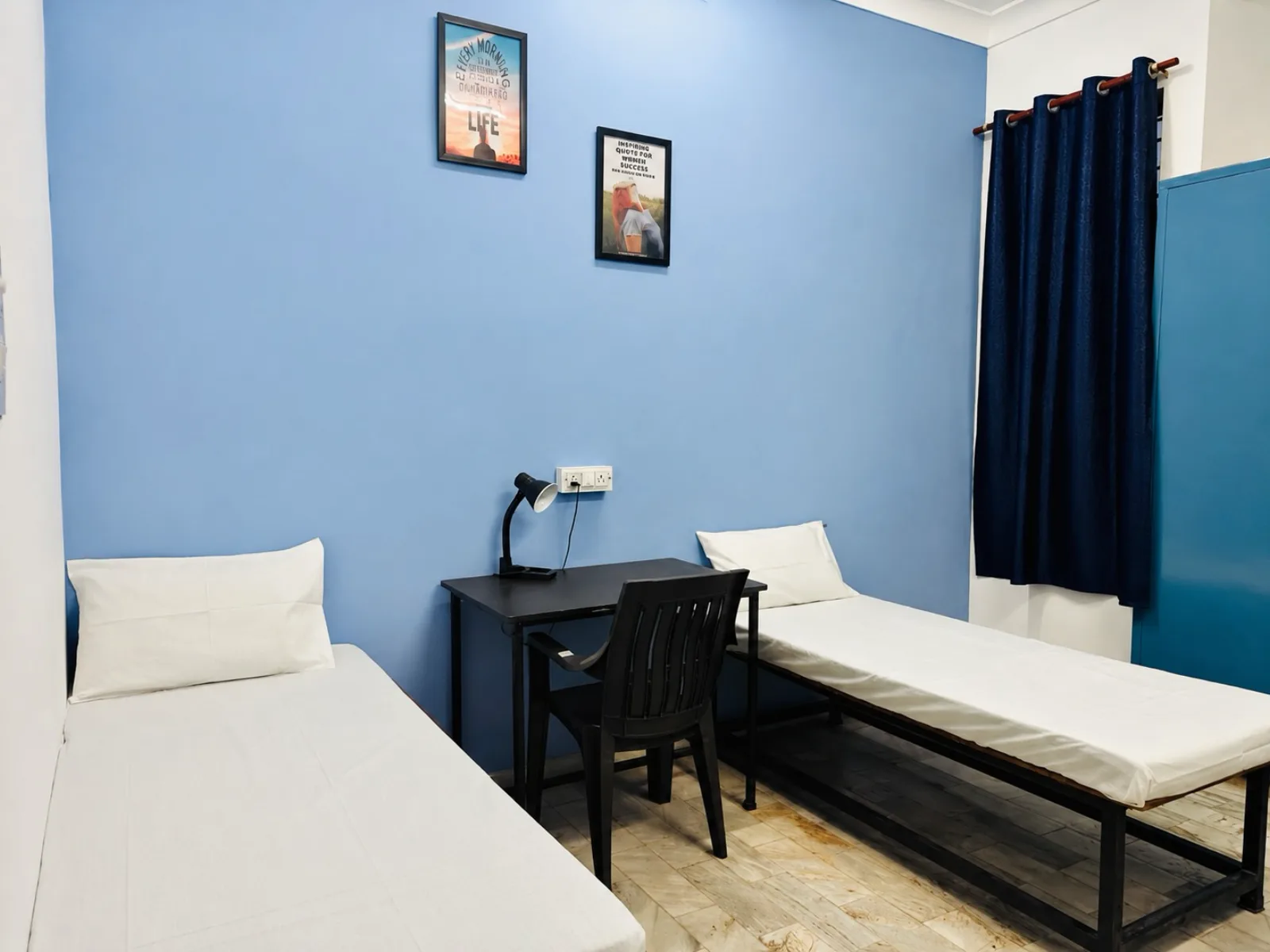 Demo double sharing room, girls hostel, HiTech Ghaziabad
